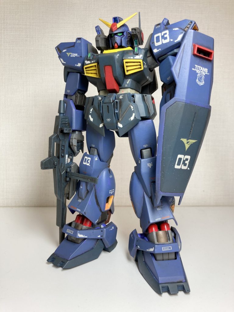 旧キット 1/100 ガンダムmk-Ⅱ ティターンズ–3枚目/制作者:@tsumass2