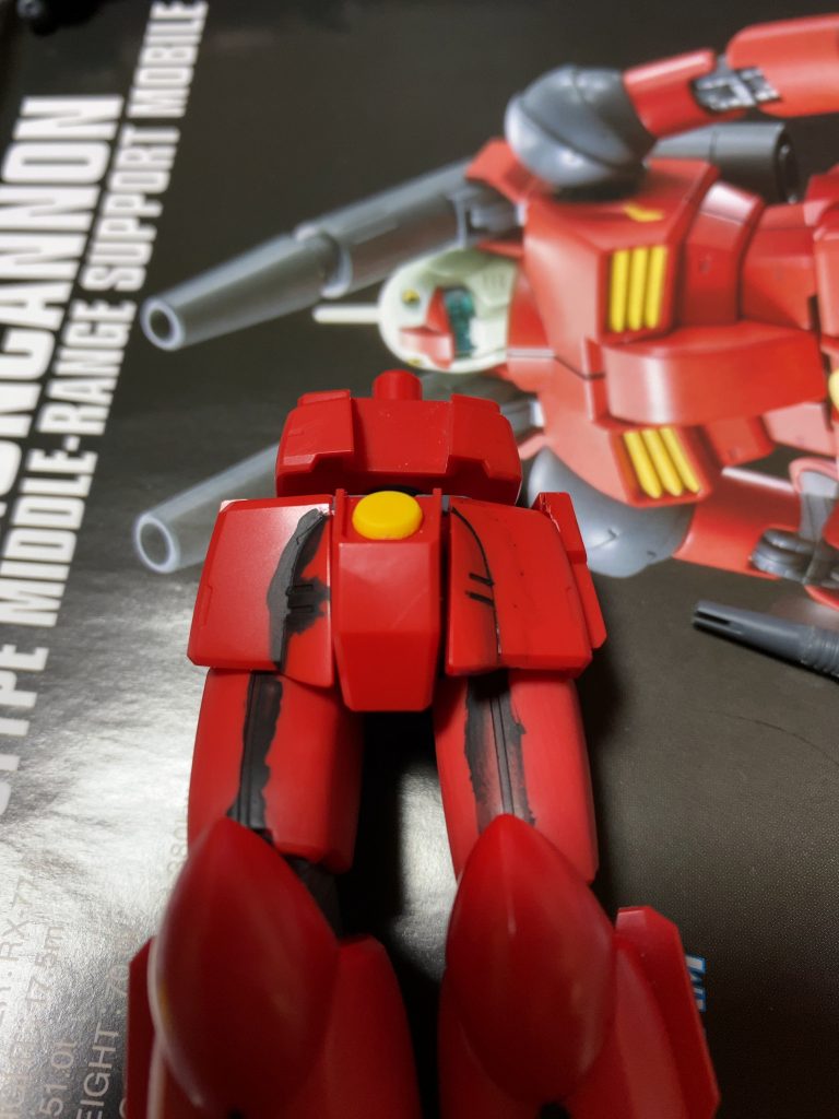 墨入れはシタデルカラー/アバドンブラックで書き込んでマジックリンではみ出しを落として