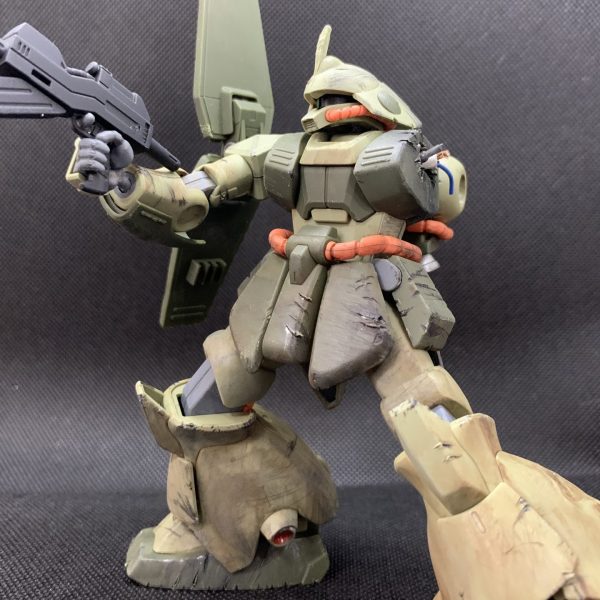 ユニコーンマラサイのダメージ加工