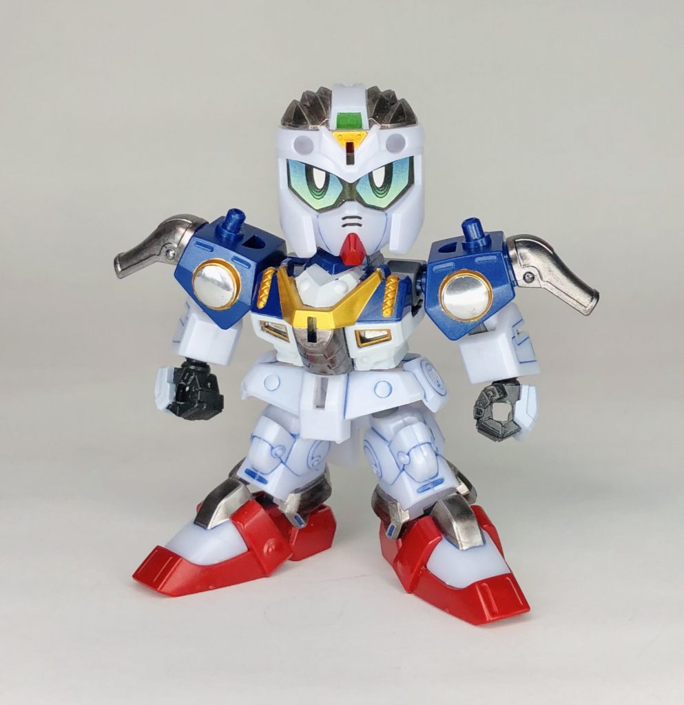 両方の○部分はガンダムマーカーのメッキシルバーを使用