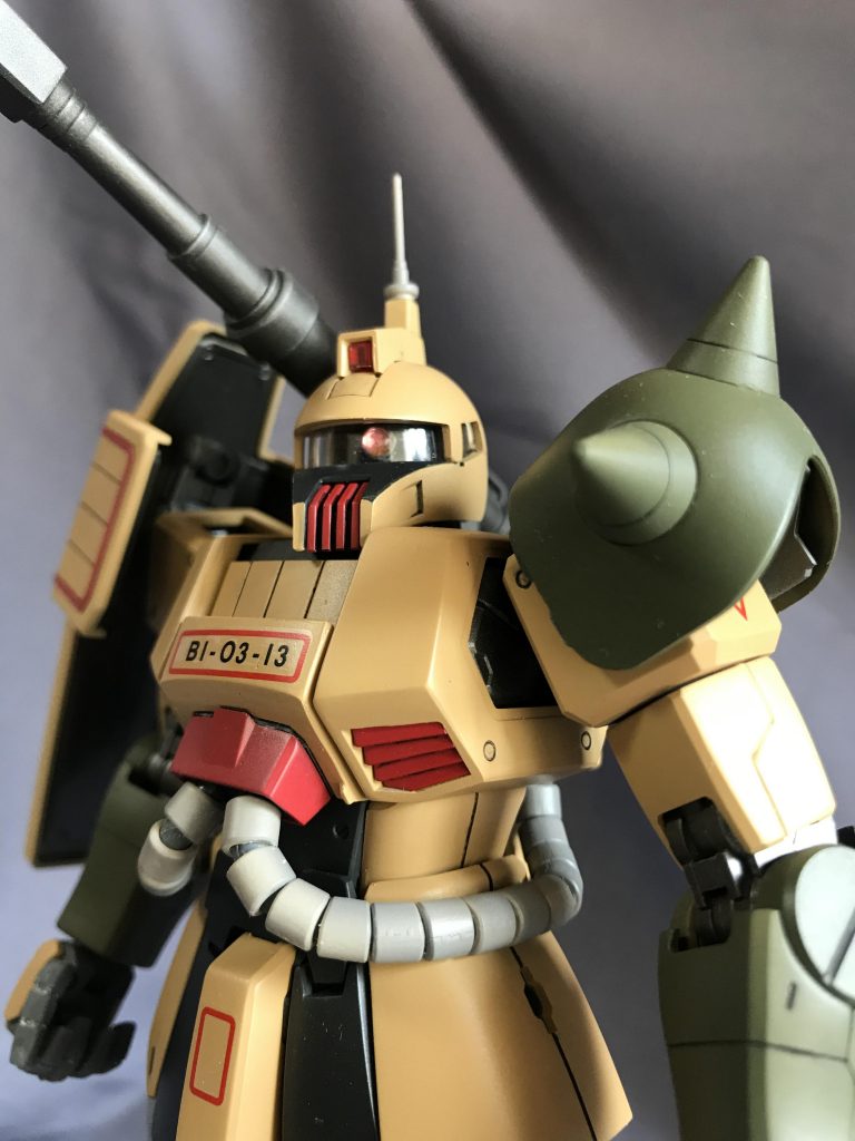 旧MSVを愛するものとして、鼻先は黒に塗ってみました♪