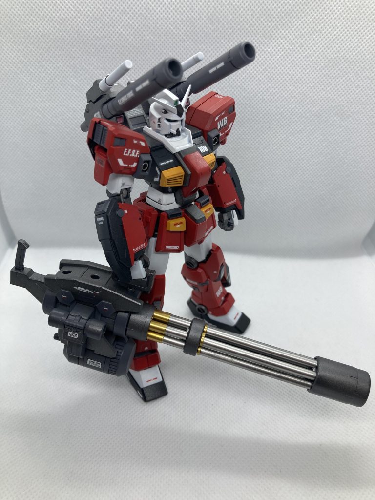 ジャイアントガトリングはポージングが難しいです