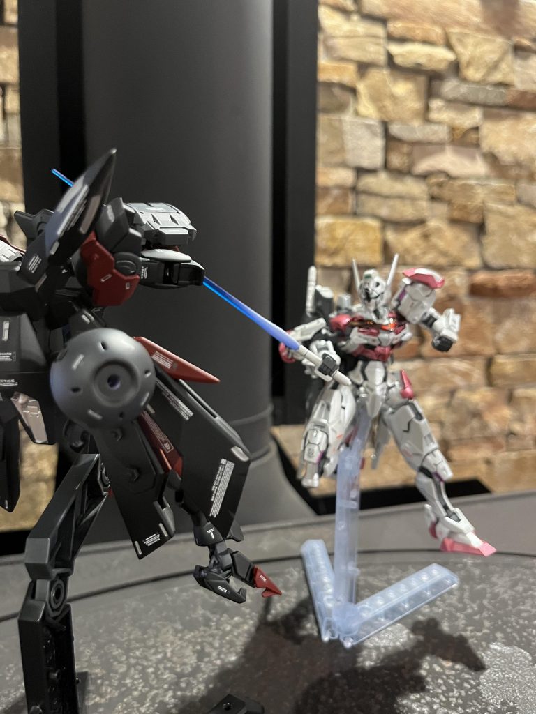 前に作ったべギルベウと戦っているように2ショットしました😄