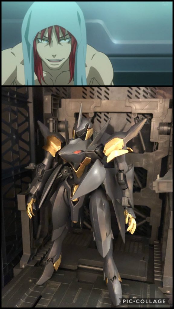 デシル「ん？なんだこりゃあ？ゼダスだと！？」ラムサス「申し訳ございません。デシル様。ただ今、新型のMSを開発中ですが、完成には至っておりません..！」デシル「ち...！こんな旧型を未だに使っているとはな。」ラムサス「デシル様、確かにベースは少々旧型ですが、可変機構等を見直し、スペックの向上がされております。」デシル「ふん。興味ないな。」ラムサス「例えば可変形状ですが、以前は上半身はほぼそのままの可変形態でしたが、このゼダス改は、頭部を収納するギミックと、腰にビーム射出装置を2基追加してます。以前のゼダスからも反応速度はあがっていますので、Xラウンダーの反応速度にもついていく事が出来ます。」デシル「旧型に用は無い。しかしコレしか無いなら今回は我慢してやる。」ラムサス「は、申し訳ございません。」デシル「ククク...ディーヴァを堕とせば、ゼハートだけでなく、フリットの奴の鼻を明かす事にもなるなぁ。一石二鳥と言うヤツだ。さあ、さっさと準備しろ。出るぞ！」ラムサス「ハッ！」