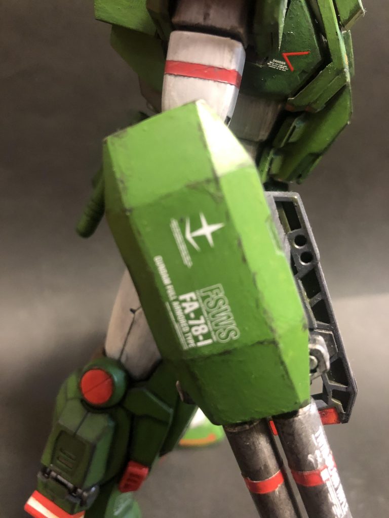 二連装ビームガン、きれい目に汚してみました。