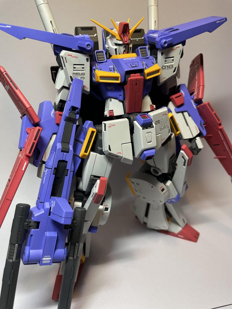 MG ZZガンダム ver.ka 全塗装–4枚目/制作者：@peso724