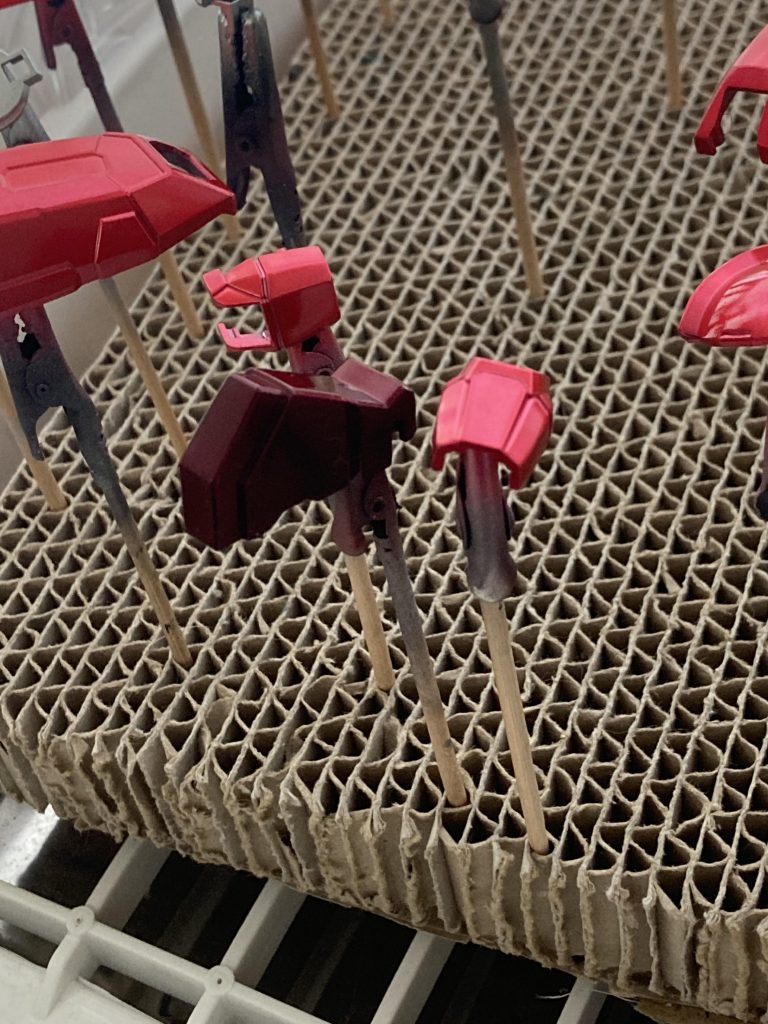 クリアカラーを変えて色分けをしました!