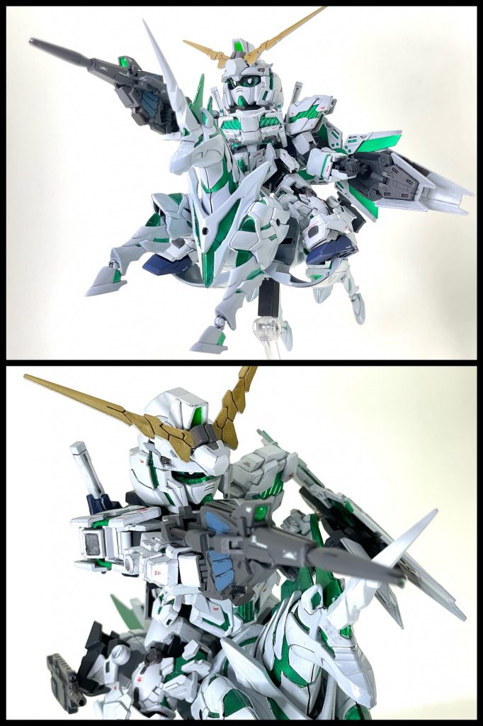 「来い！GUNBA！！」GUNBAに跨ったユニコァンは恐るべき速度で戦場を駆け抜ける！