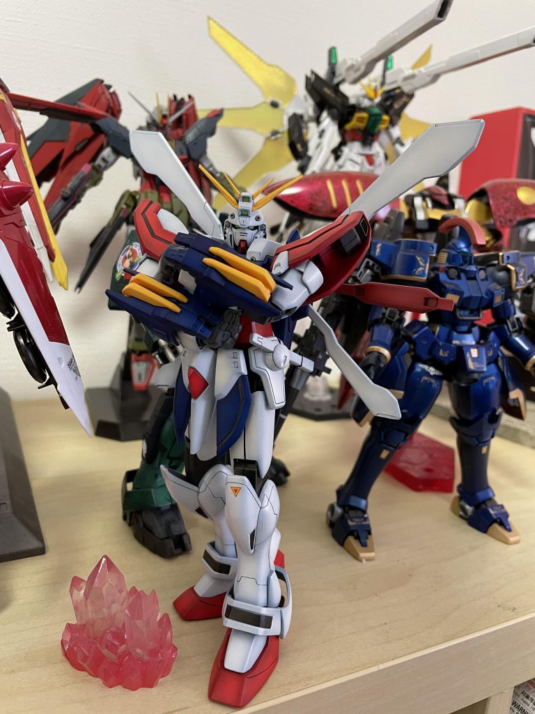 動かすとやっぱり塗装が剥げますね🥵RGもヤバそう……