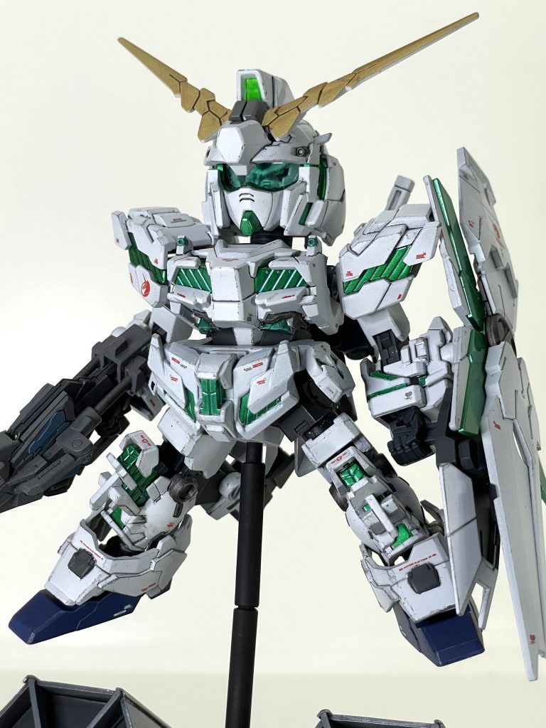 以上、SDユニコァンガンダムでした。すみません、当初「#SD可変機祭り」タグつけて投稿しましたが、本作はオラザク2022にも投稿しているため、参加を取り消させていただきます。SD可変機祭りはコンペじゃないと思ってたのですが、特別賞があるとのことなので…。ごめんなさい🙇‍♂️最後までご覧いただきありがとうございました😭