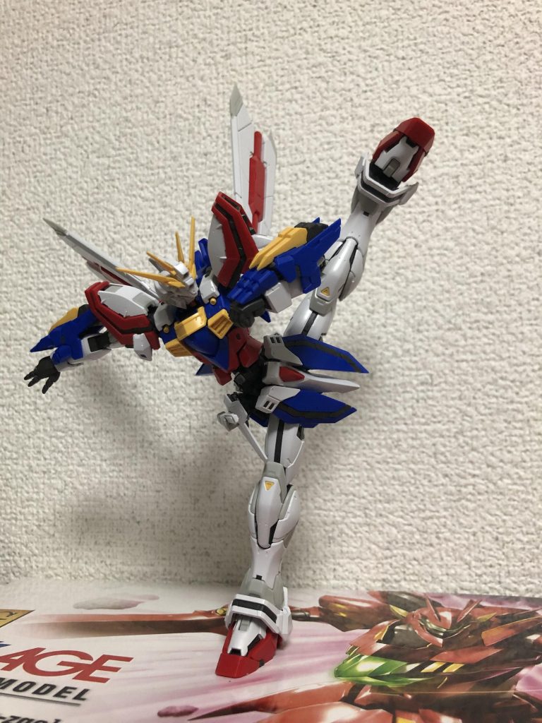 RGゴッドガンダム(素組み)–6枚目/制作者:リリカル