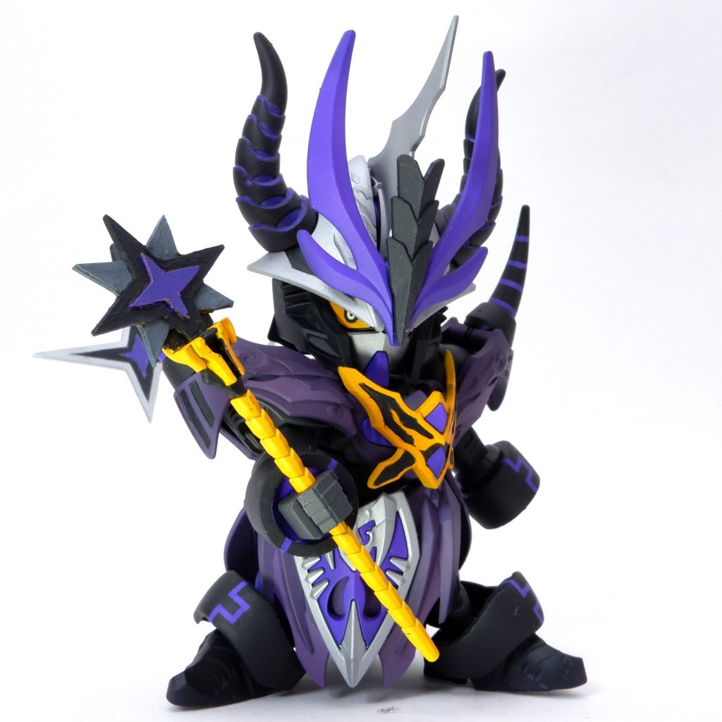 ▲杖は自作しました。雷撃を放つイメージです。