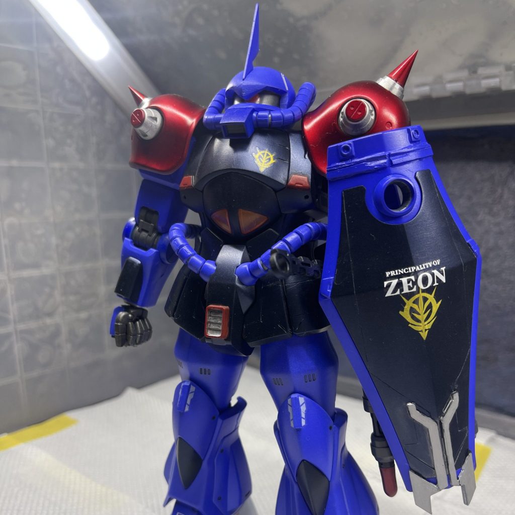 HG グフ　ニムバス専用 ニムバス専用グフ｜ヨウカン屋さんのガンプラ作品｜GUNSTA（ガンスタ）