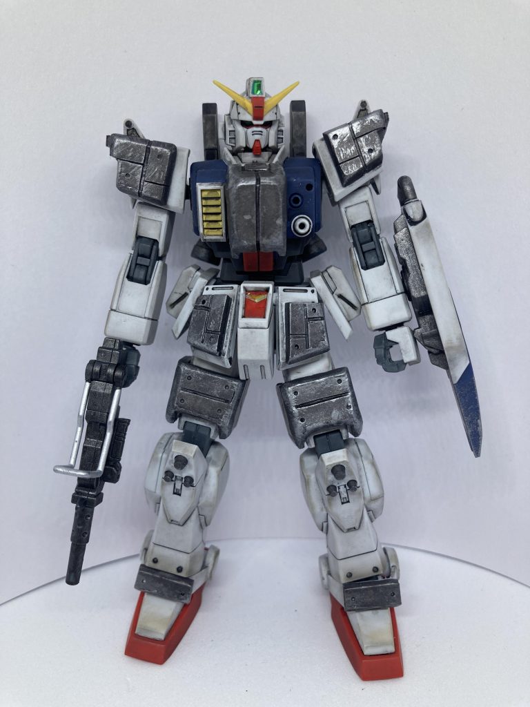 陸戦型ガンダム–4枚目/制作者：レン@筆塗り部分塗装