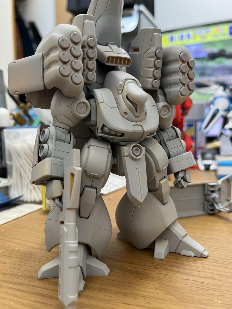 制作工程は特別なこと特にないので最後にサフ画像を。