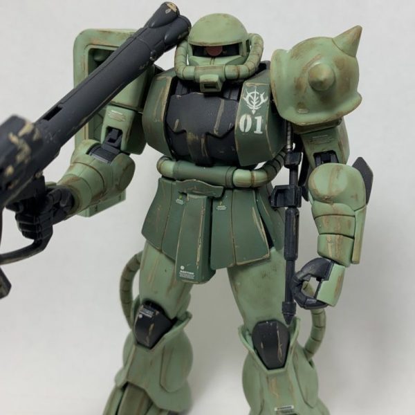 HG ザク ウェザリング