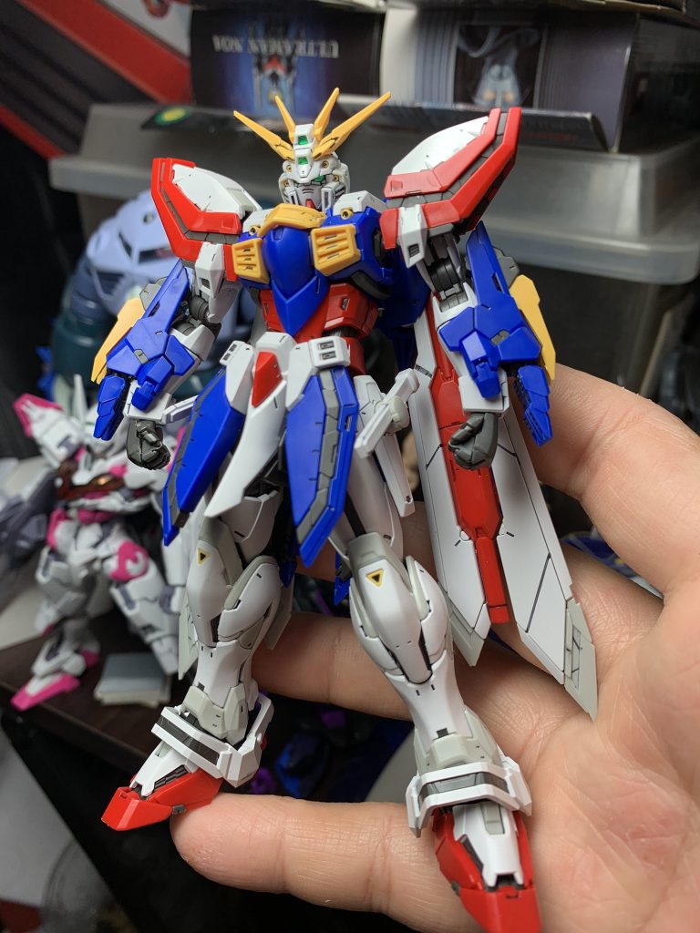 本体パチ組直後。この時点ではスミ入れのみですがそれでこのかっこよさ…