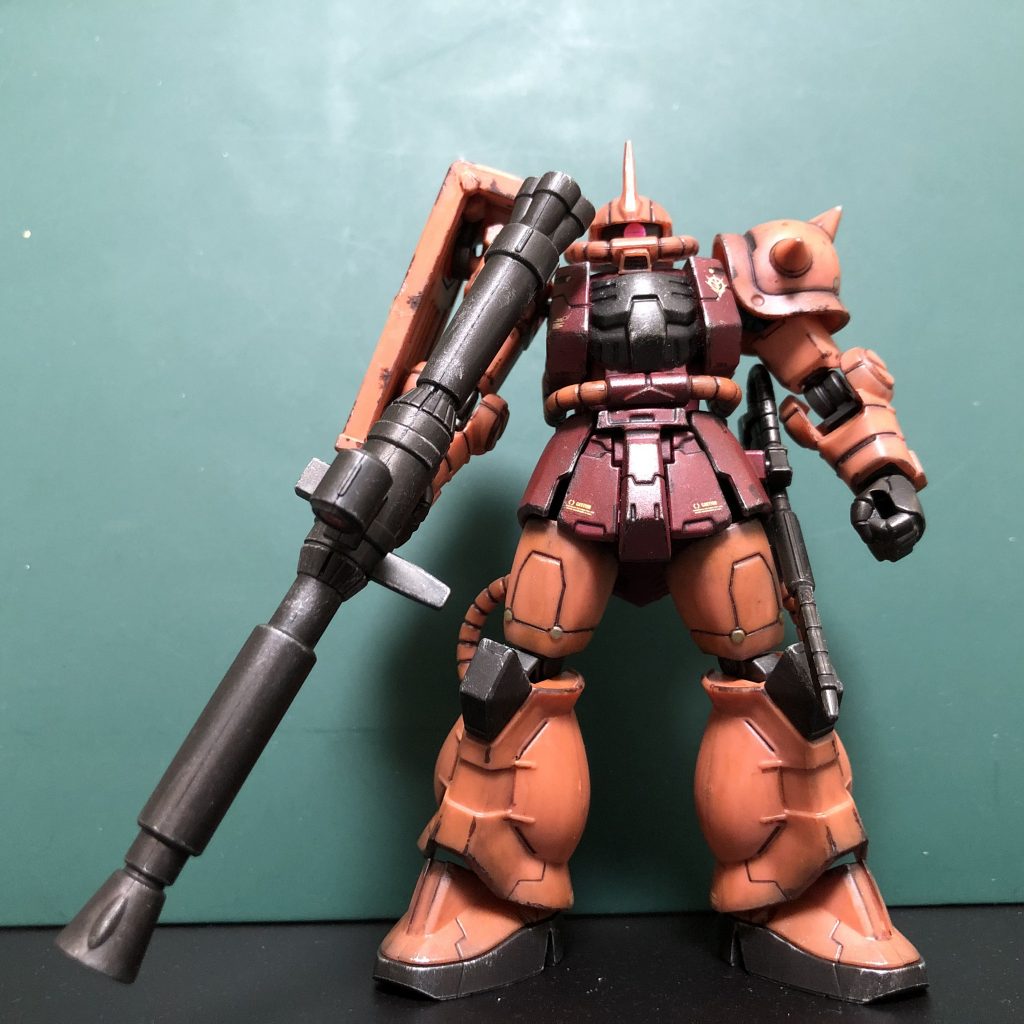 いつも汚し過ぎる。もっと練習が必要…