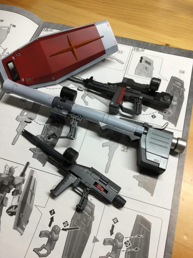 武器類です。見ずらいですが、色々と色分けをしています。