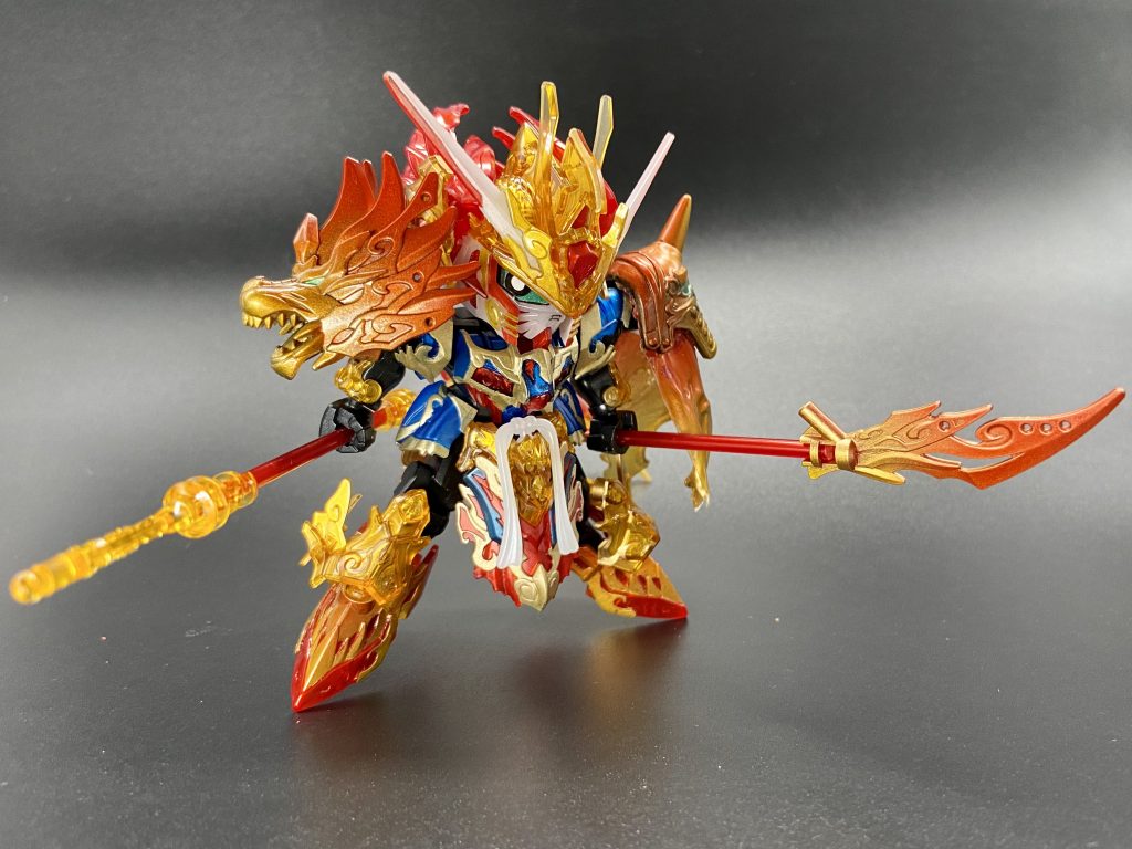 暴走悟空が暴走でなく完全に猿パワーを制御した姿をイメージしました。左肩以外はノーミキシングです。配置換えだけで随分印象変わりますね^ ^