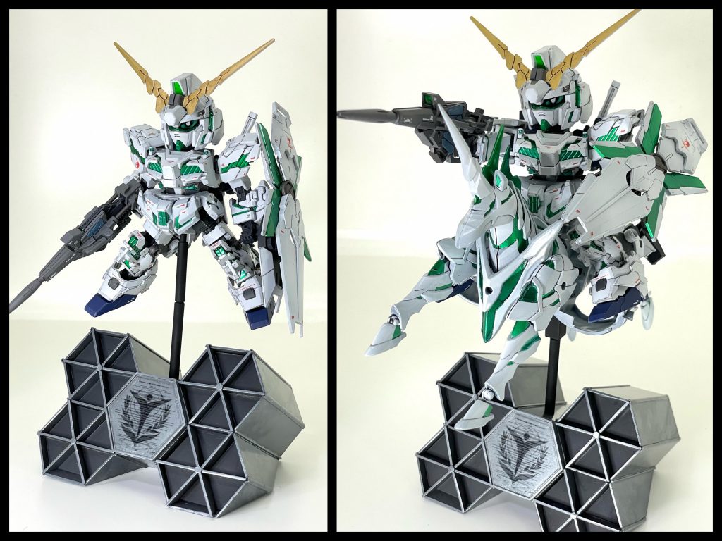 ラプラスの箱はなんと展示用ベースにもなります😆支柱の長さは二段階で選べます。