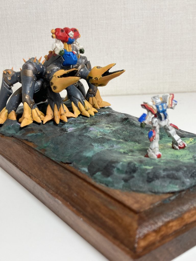 ガシャポン　デビルガンダムvsシャイニングガンダム–3枚目/制作者：@tsumass2