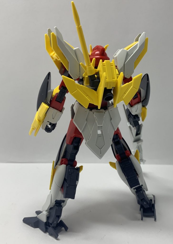 後ろ姿。