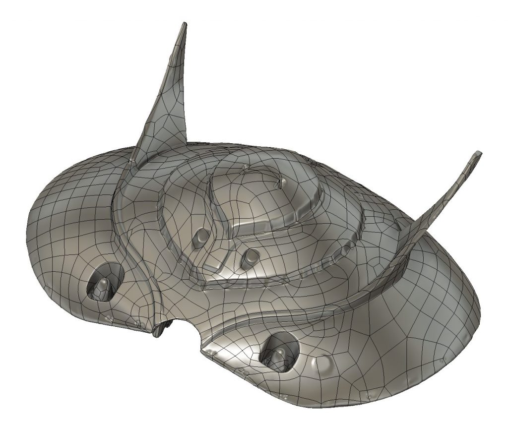 スキャン後の状態です。これをCADソフトでトレースしてプリント用のデータを作ります。