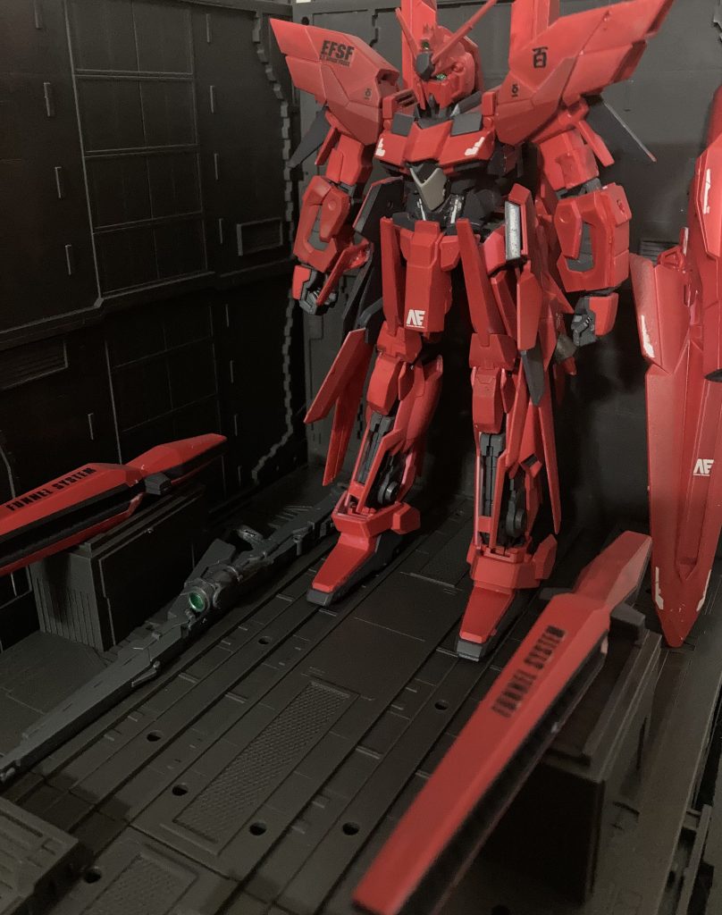 デルタカイ整備、出撃準備中