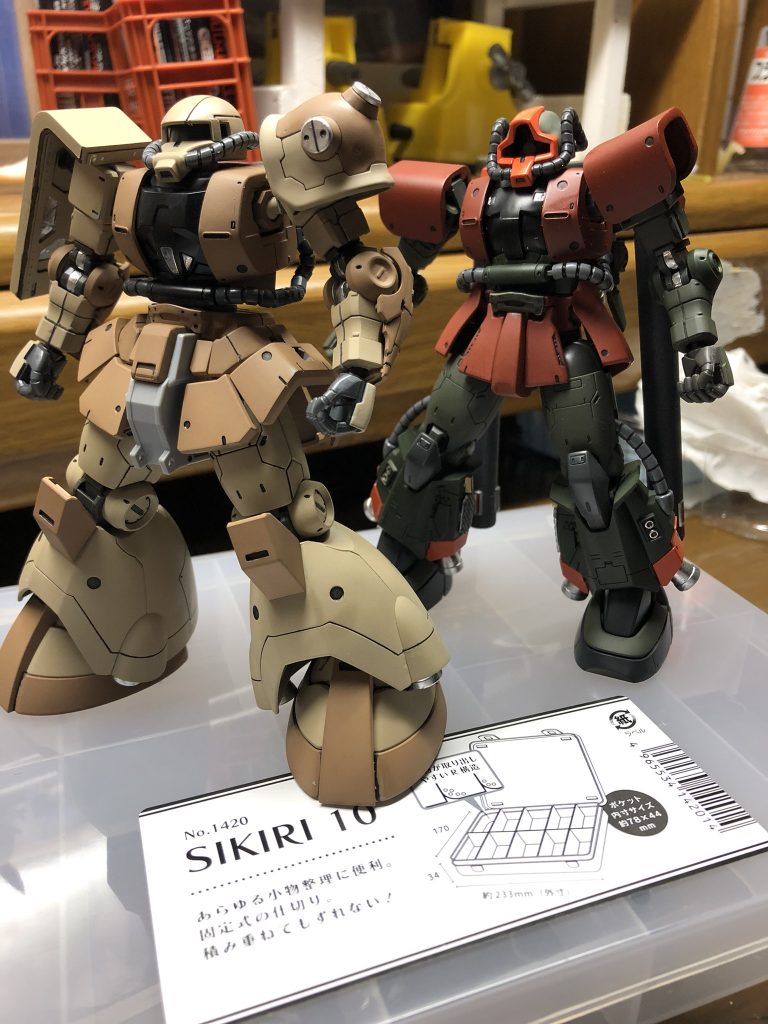 同時制作だとHGでも大変でした💦