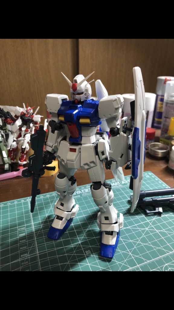 素組。6/30に完成していたようです。一ヶ月半かかってますね。素組よりは気に入ったものなので次回も塗装作品を投稿できたらと思います。