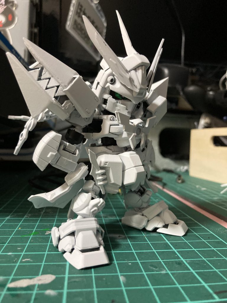 黒→白のサフを拭いてあとは各色っていう感じでした