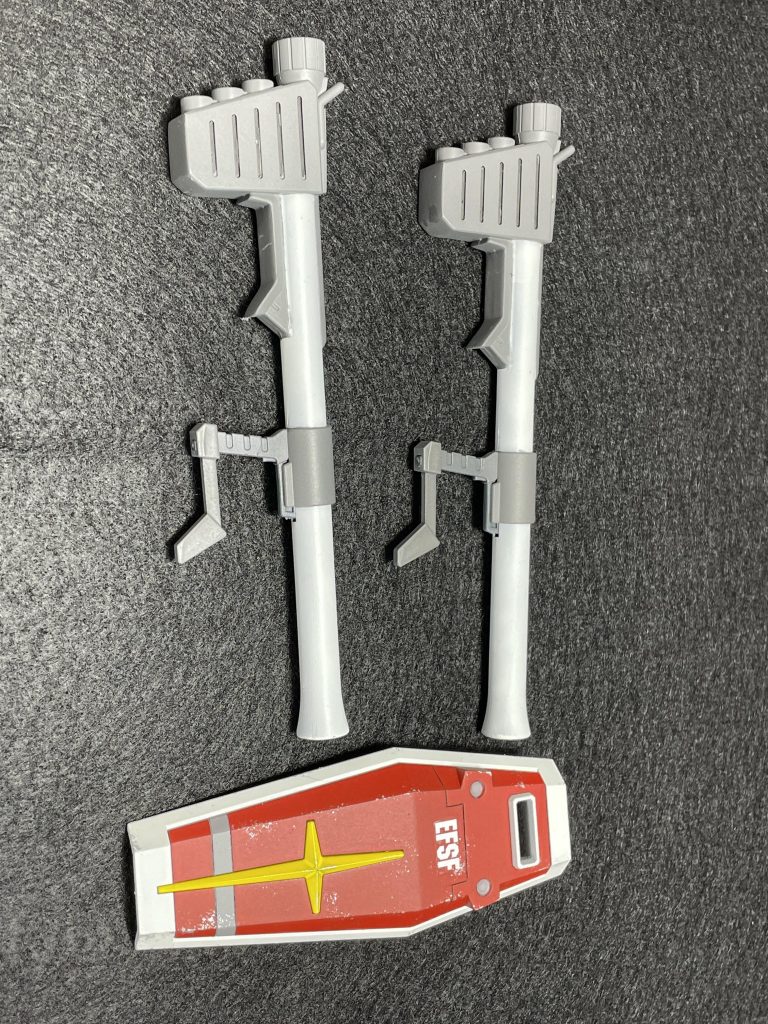 バズーカのためにキット2個買い。大人になったなぁ、、、盾は綺麗すぎたかも知れません