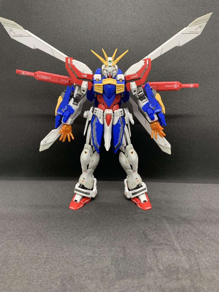 デカールは悩みましたが、RGのデカールは好きなので貼りました。ホントは水転写がいいのですが、待てませんw