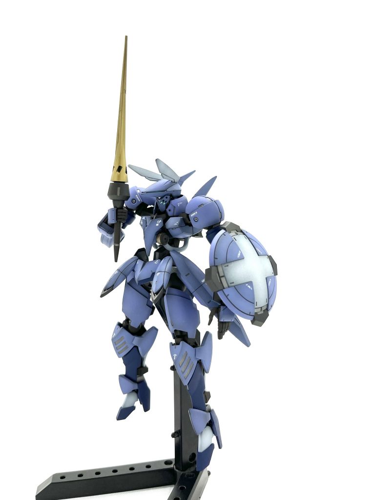 騎士っぽいポーズで一枚