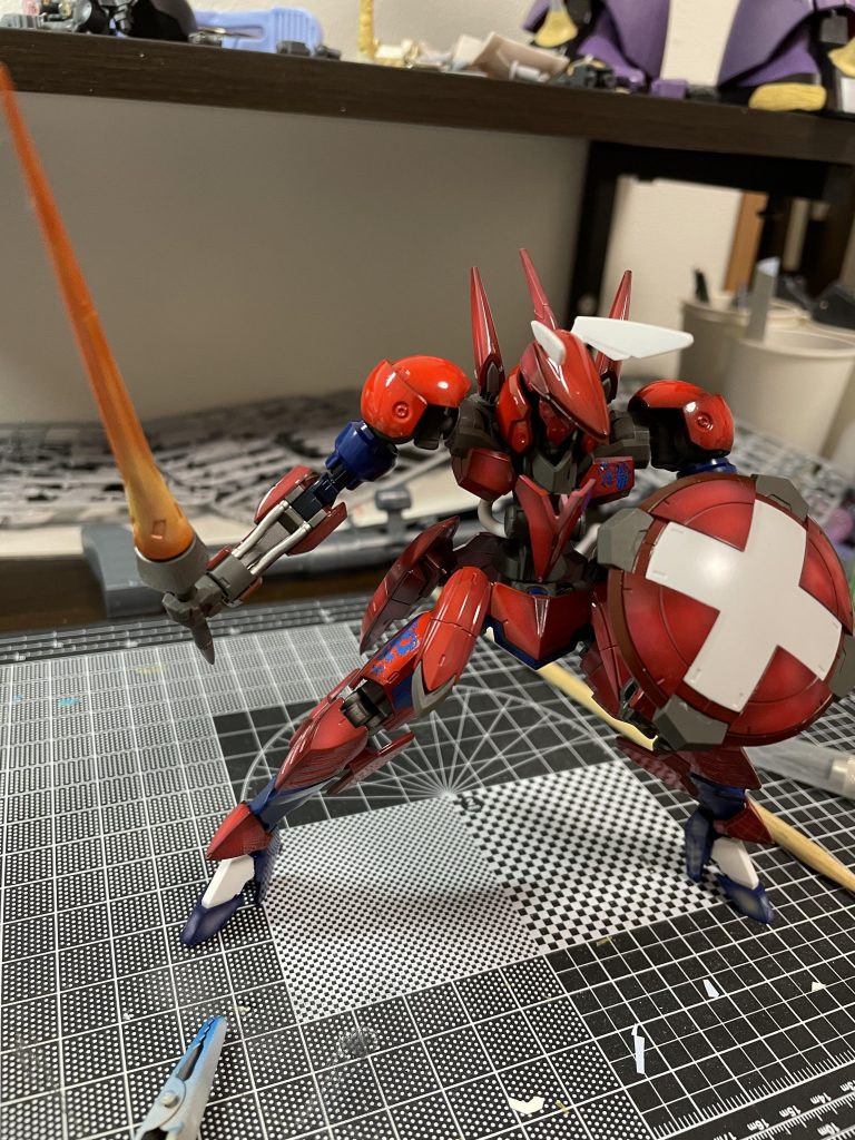 オルフェンズ系はパイプ塗り分けるだけでカッコいいですよね😆ご覧頂きありがとうございました。