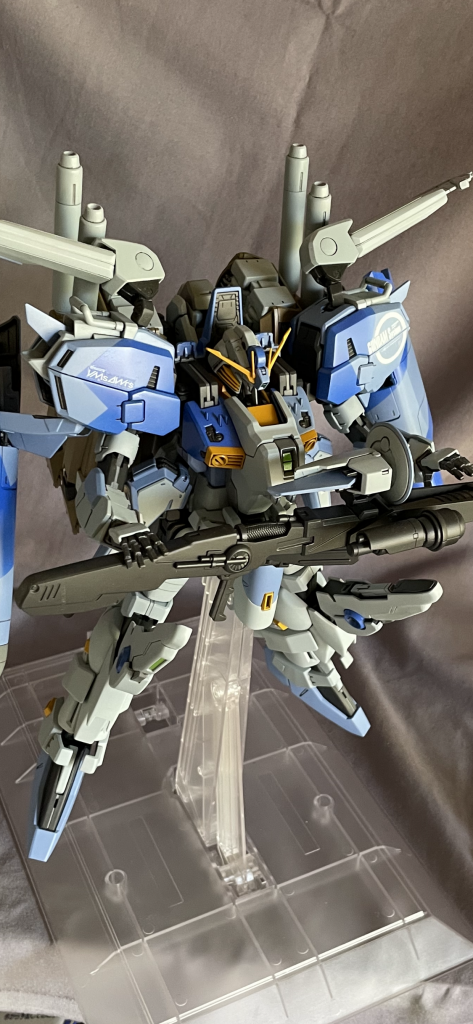 同じく、ex-sガンダム と言えば、このポーズ!なのですが、被写体がデカすぎて、カッコよく撮れない(爆)