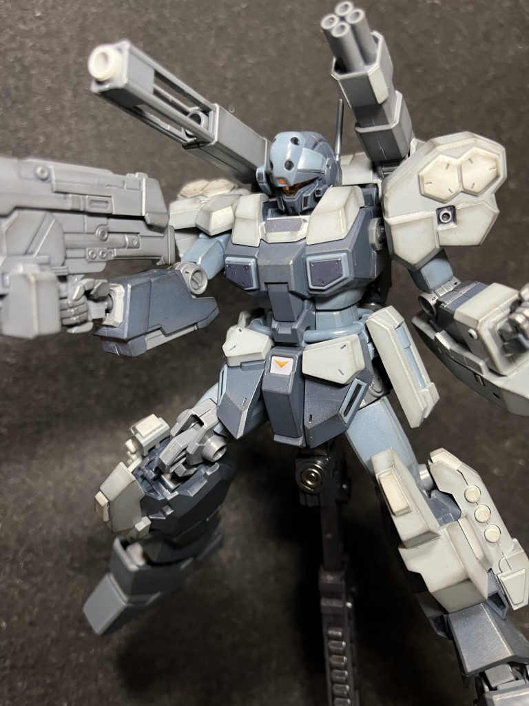 スミ入れ、ウェザリング、半光沢仕上げです