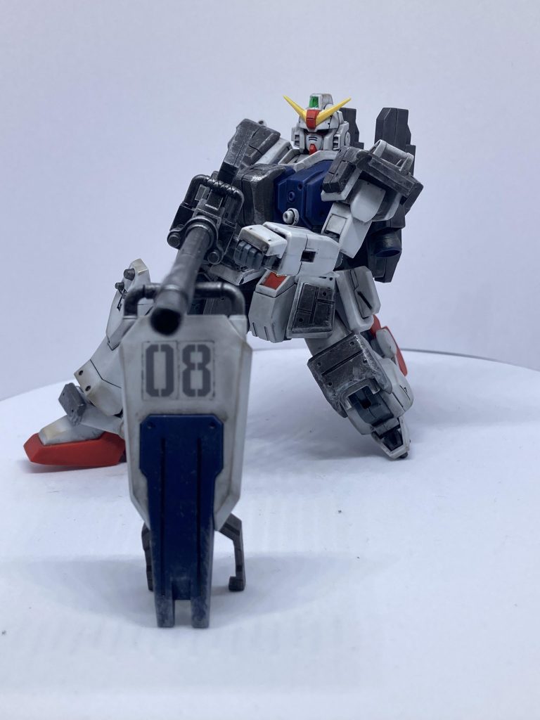 陸戦型ガンダム–2枚目/制作者：レン@筆塗り部分塗装