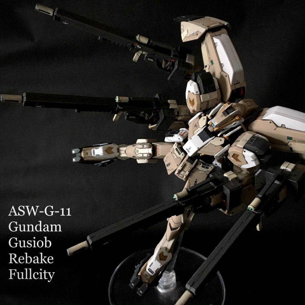 RG風 1/144 ASW-G-11 ガンダム・グシオンリベイクフルシティ｜茶家持さんのガンプラ作品｜GUNSTA（ガンスタ）