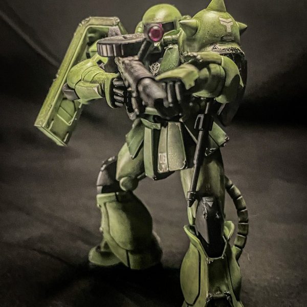 初めてウェザリングしたザクⅡ