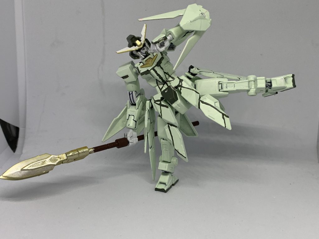 派生作品「テイルズオブザレイズ」では身体が弱いながらもプレイアブルキャラクターとして参戦し、ダアト式譜術という格闘術を駆使して闘ってくれます。イオン様素敵…腕はスピナティア、腕の飾りも同じく。サイドアーマーも同上。フロントアーマーはアースリィにユーラヴェンのものを延長してつけています。武器は30MMから。塗装はホワイトグリーンをベースにランチャーストライクグリーンとガンダムマーカーホワイトゴールドで。武器の茶色は手持ちがそれしかなくファレホですが塗膜弱い為後日変えます。