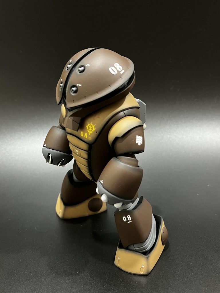 ジオン軍の機体は黒立ち上げが似合う!!!そしてやっぱりガンダムよりジオンの量産機体の方が大好き