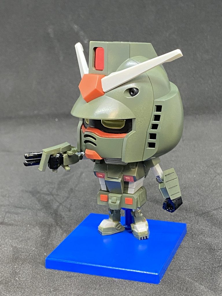 武装は、バックパック、脹脛スラスターなどは、3Dプリンター製。ボディをFAぽく小改造してます。