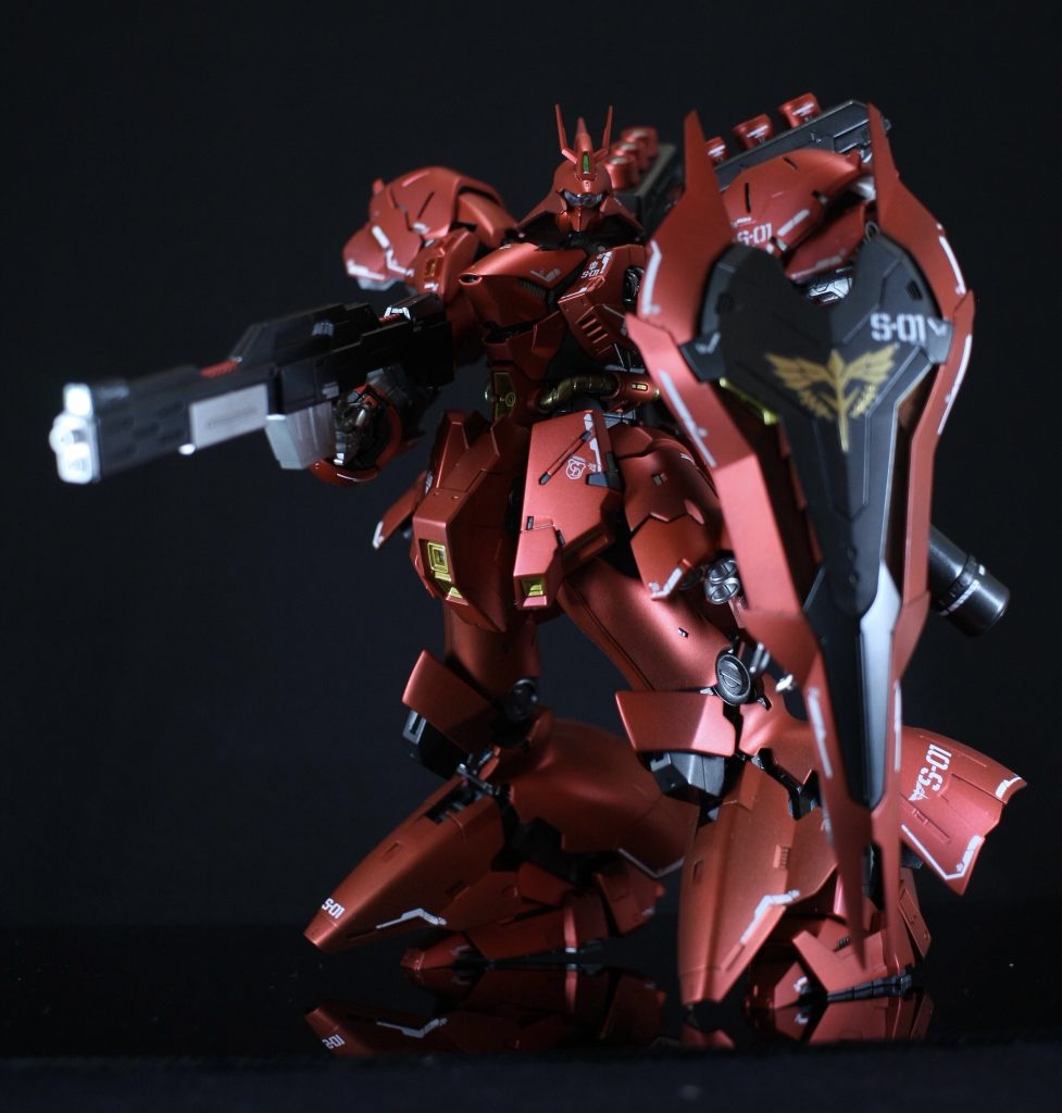 黒背景の正面ショット