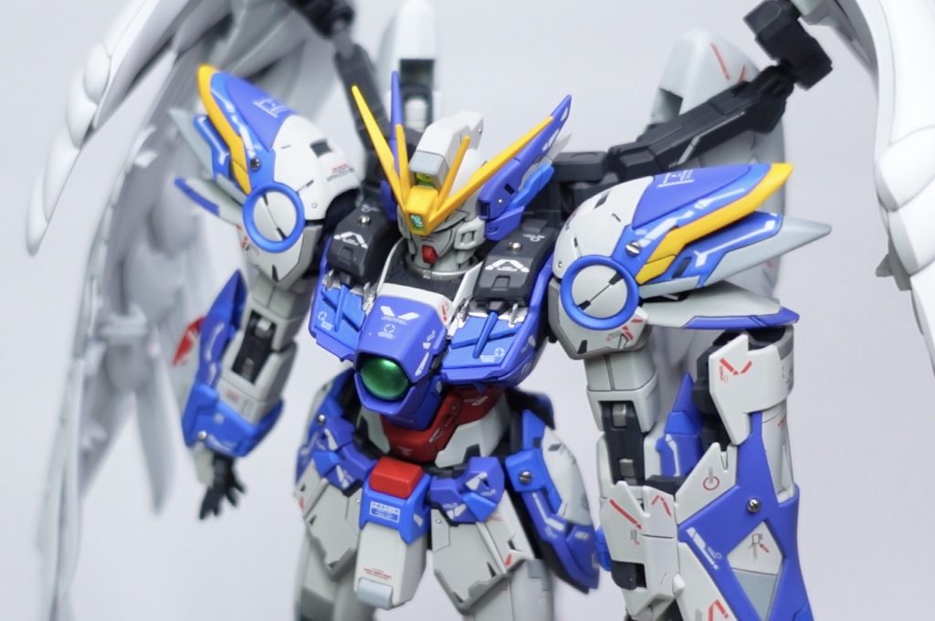 MG ウイングガンダムゼロEWをディティールアップ＆塗り分けで全塗装しました！–3枚目/制作者：ぼうのガンプラCh.