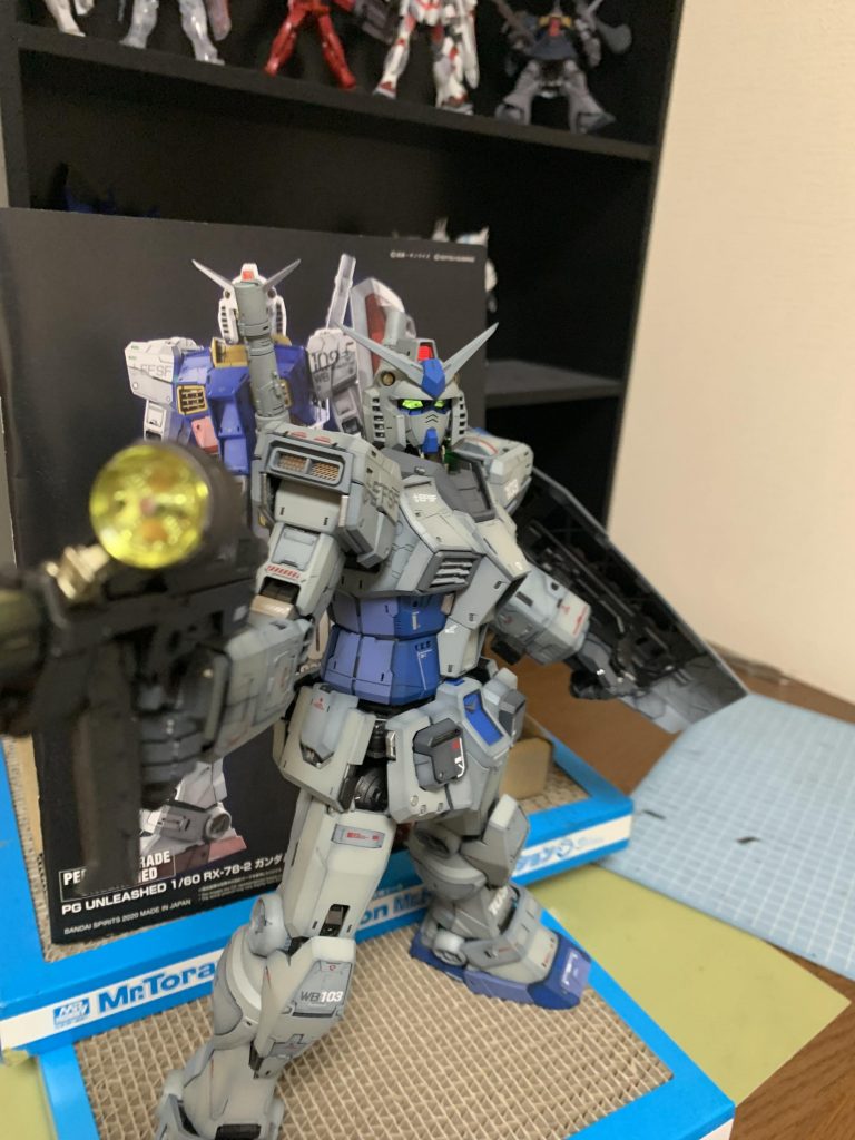 塗装ハゲを気にしてあまり動かせません