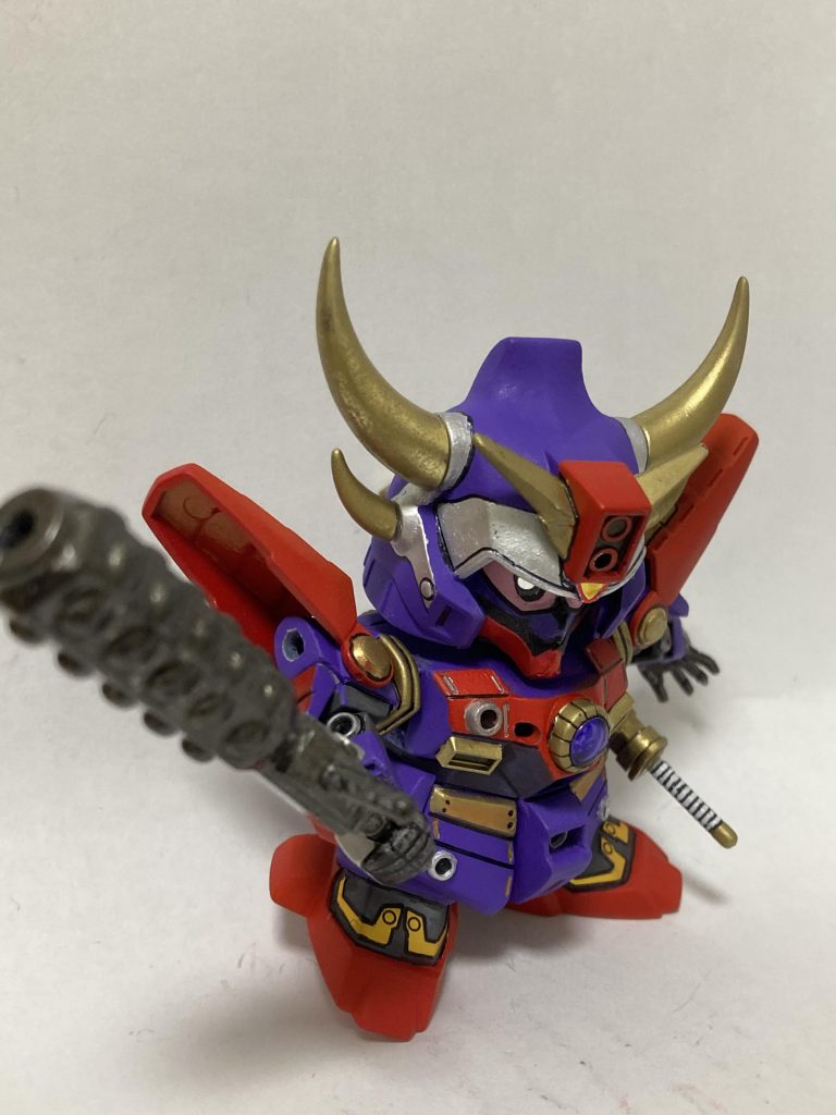 HJのSDガンダム烈伝作例ポーズ。大変参考になる企画だと思いますが、復活しないですかね。