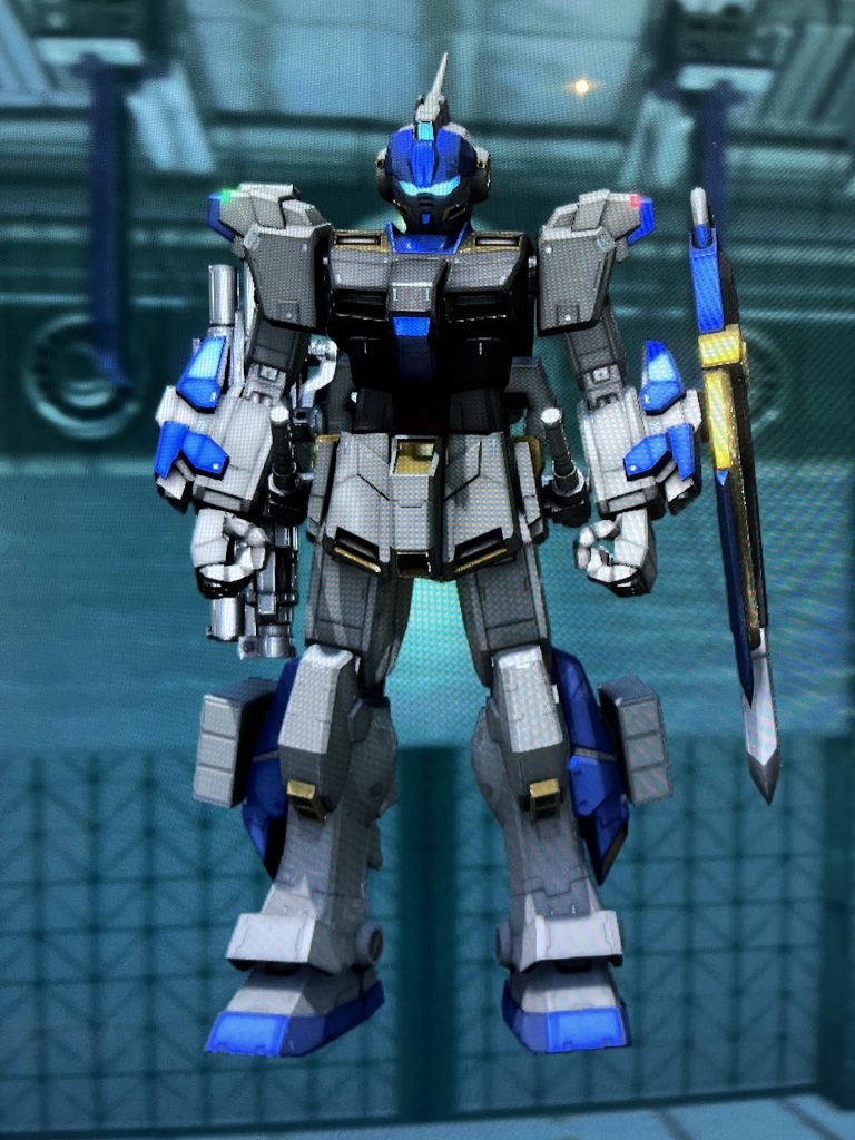 ちなみにこれはガンダムバトルオペレーションのペイントを使ったものです。