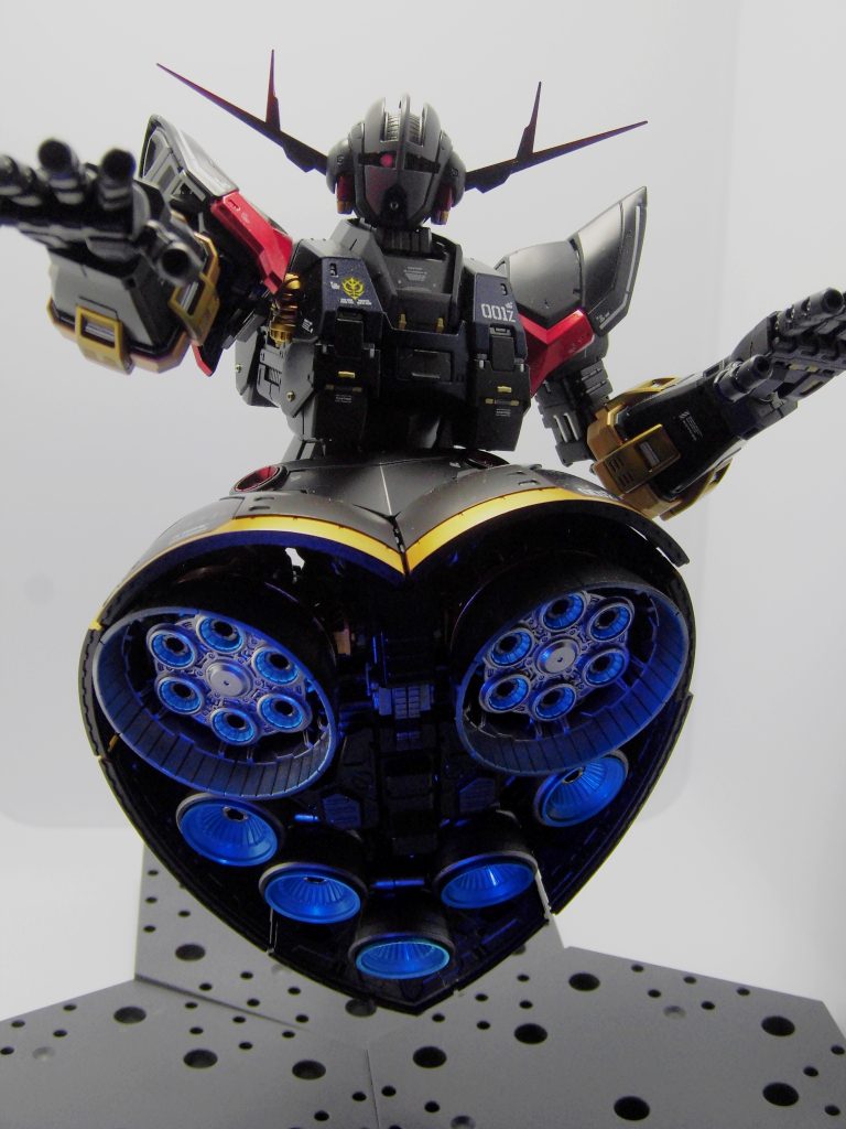 蛍光塗料でバーニアは発光します